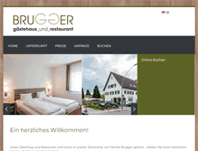 Tablet Screenshot of gaestehaus-brugger.at